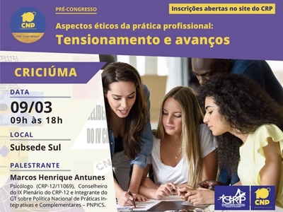 Pré-congresso!